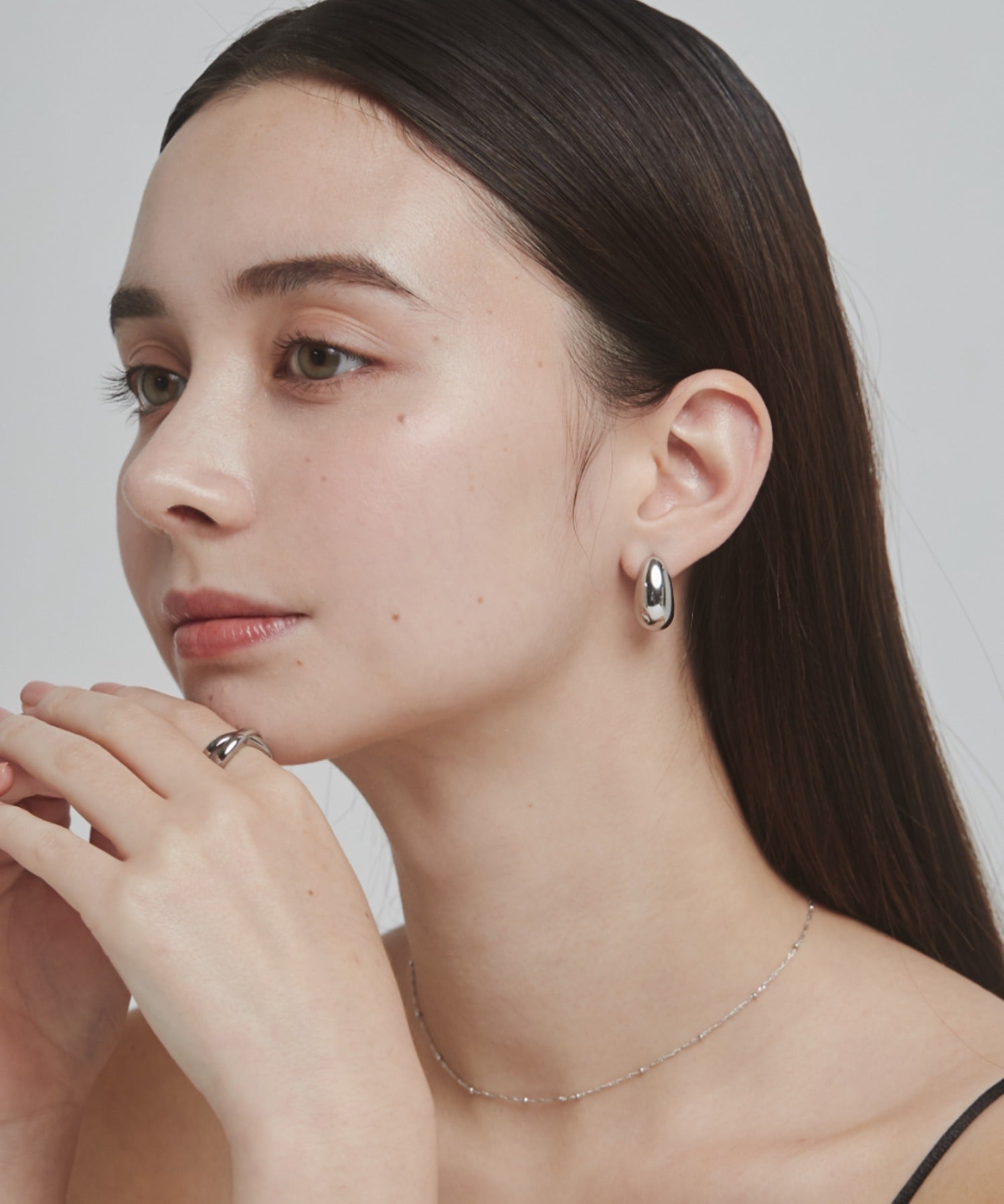 ciite' シーテ ピアス（両耳用） 【 金属アレルギー対応 】 ぷっくりピアス サージカルステンレス (両耳用)