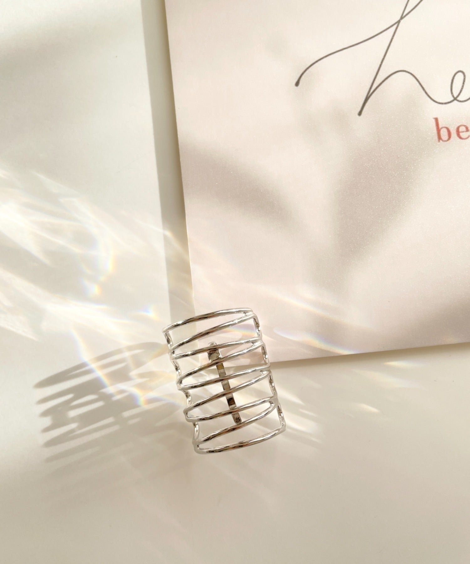 ciite' シーテ ヘアアクセサリー メタルモヨウヘアカフ