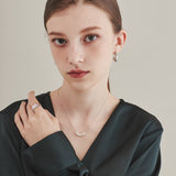 ciite' シーテ ネックレス 【 金属アレルギー対応 】 小ぶり淡水パールネックレス サージカルステンレス