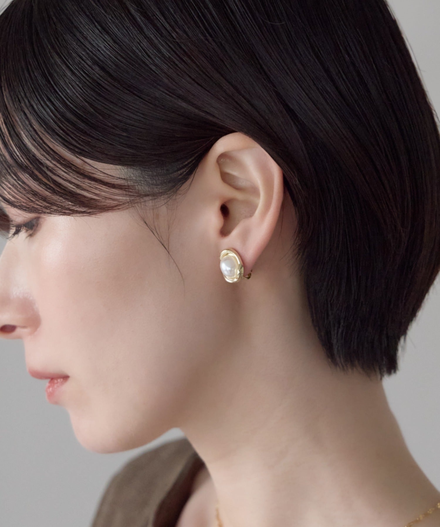 ciite' シーテ イヤリング シリコン付 デザインパール イヤリング
