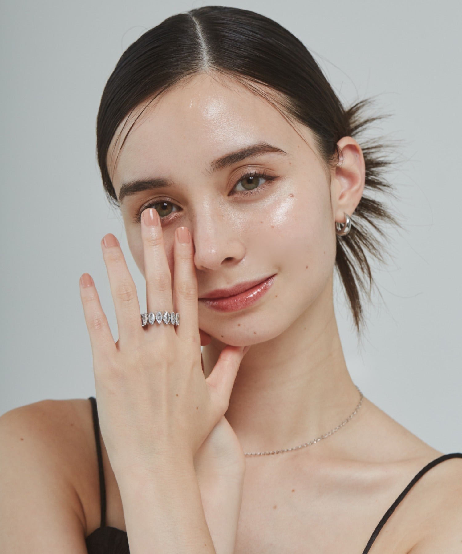 ciite' シーテ リング 【 金属アレルギー対応 】 ジルコニアデザインリング サージカルステンレス