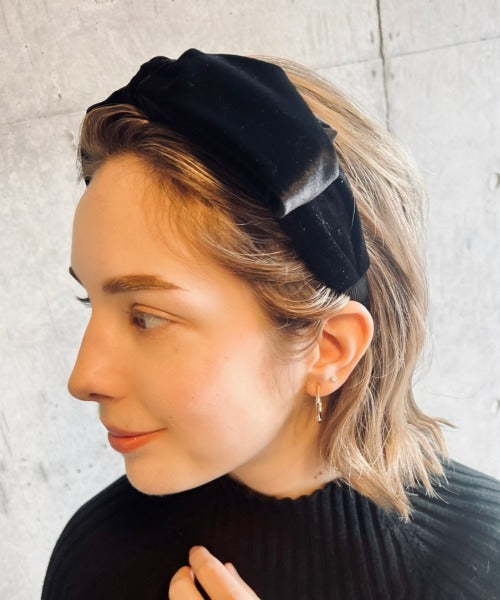 ciite' シーテ ヘアアクセサリー フレンチベロア カチューシャ