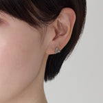 ciite' シーテ ピアス（両耳用） 【金属アレルギー対応】トライアングルピアス