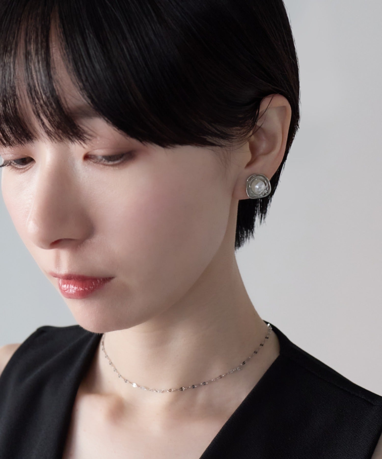 ciite' シーテ イヤリング シリコン付 デザインパール イヤリング