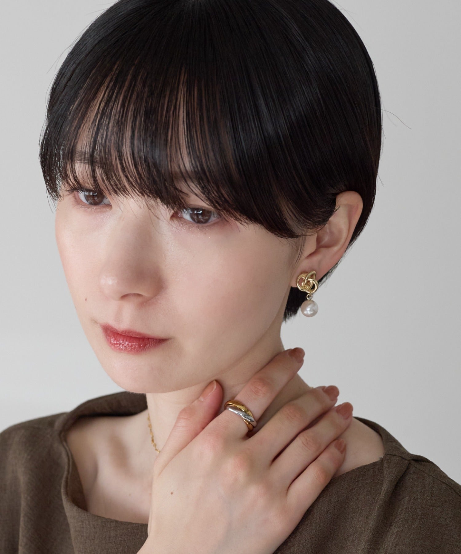 ciite' シーテ イヤリング シリコン付 デザインパール イヤリング