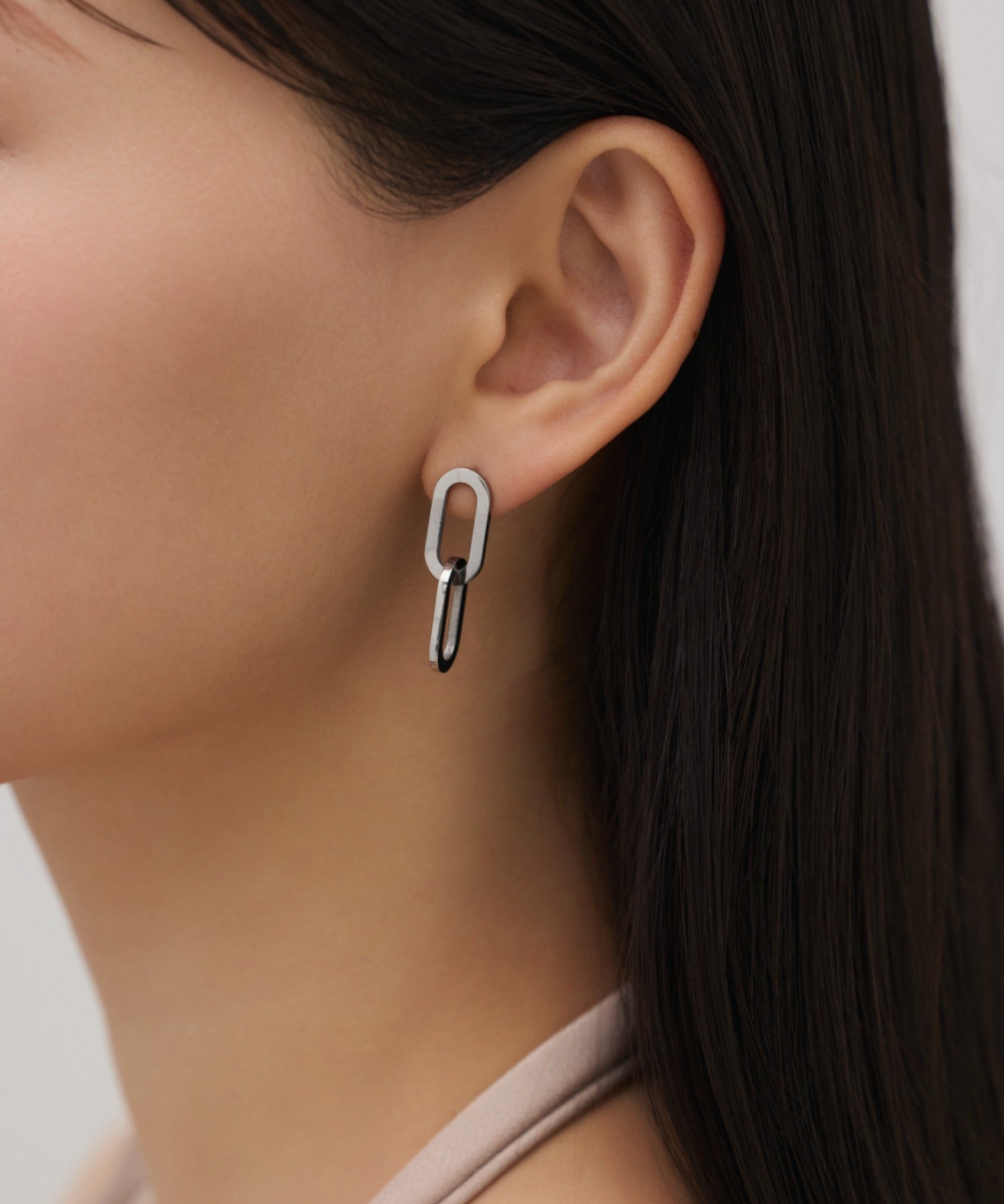 ciite' シーテ ピアス（両耳用） 【 金属アレルギー対応 】 オーバルピアス サージカルステンレス (両耳用)