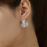 ciite' シーテ ピアス（両耳用） フラワービジューピアス（両耳用）
