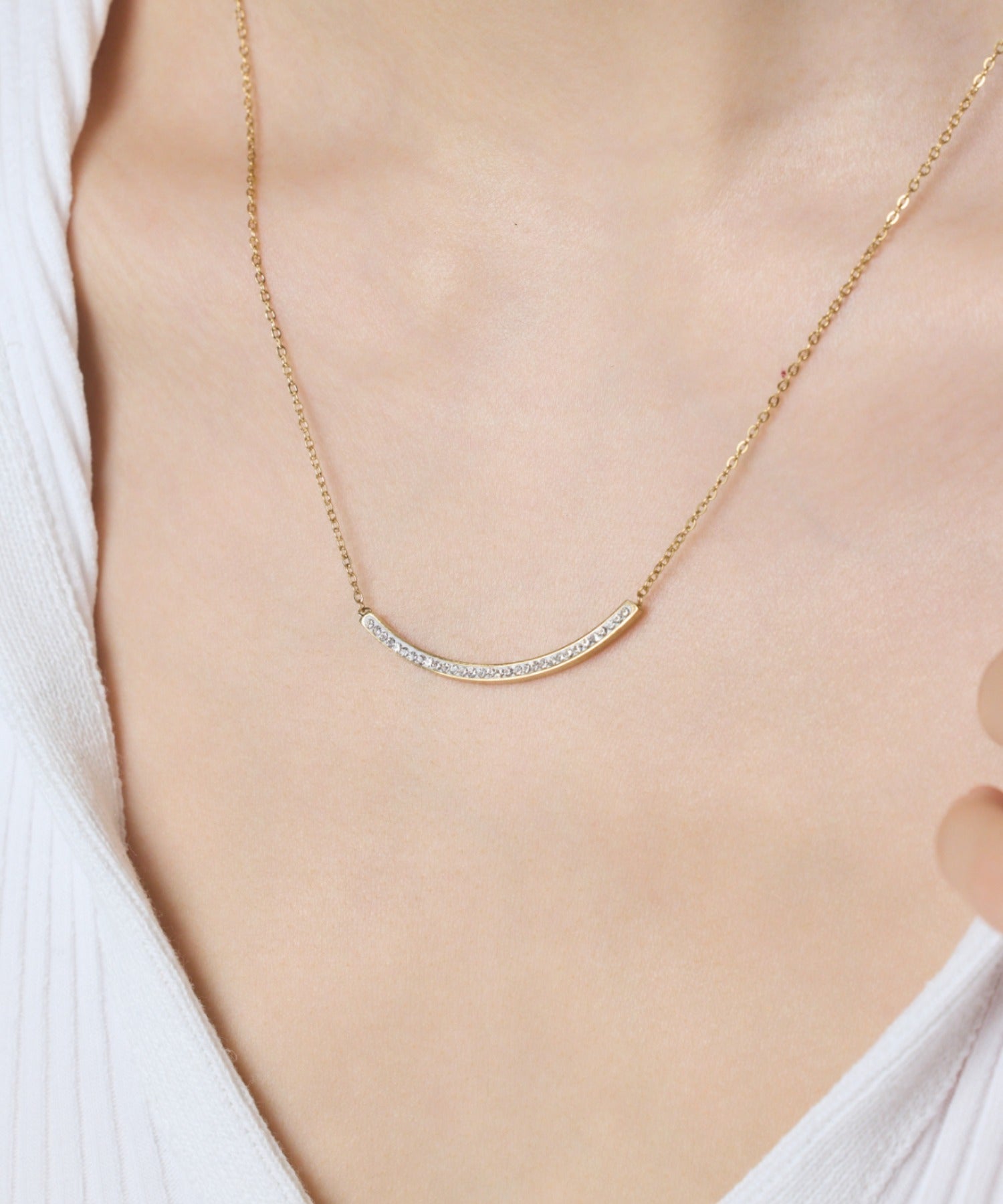 ciite' シーテ ネックレス 【 金属アレルギー対応 】 ビジューモチーフネックレス サージカルステンレス