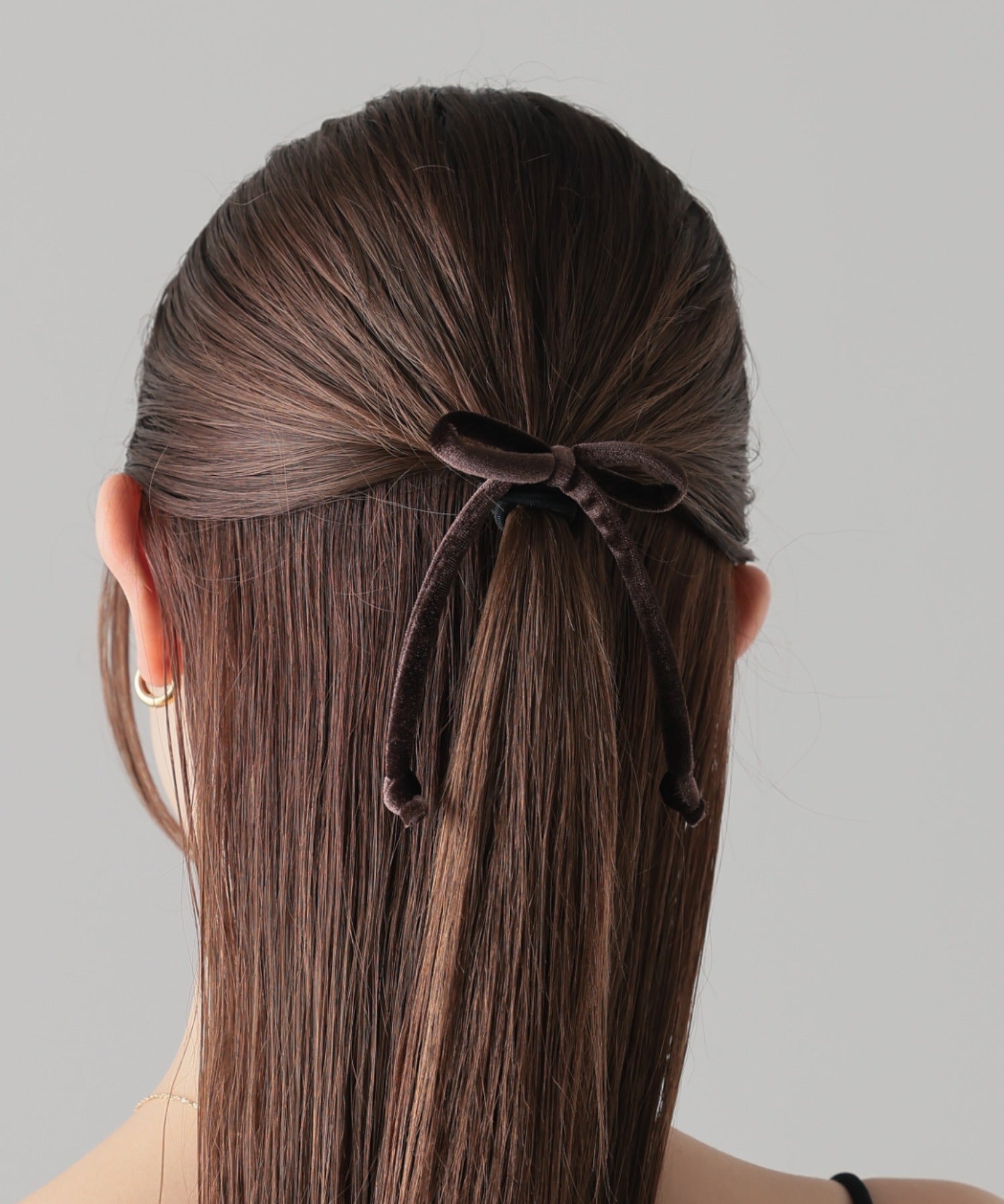 ciite' シーテ ヘアゴム ベルベット風リボン ヘアゴム