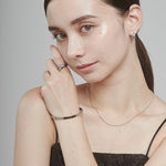 ciite' シーテ ブレスレット 【 金属アレルギー対応 】 ハートビジュー シンプルブレスレット / バングル サージカルステンレス