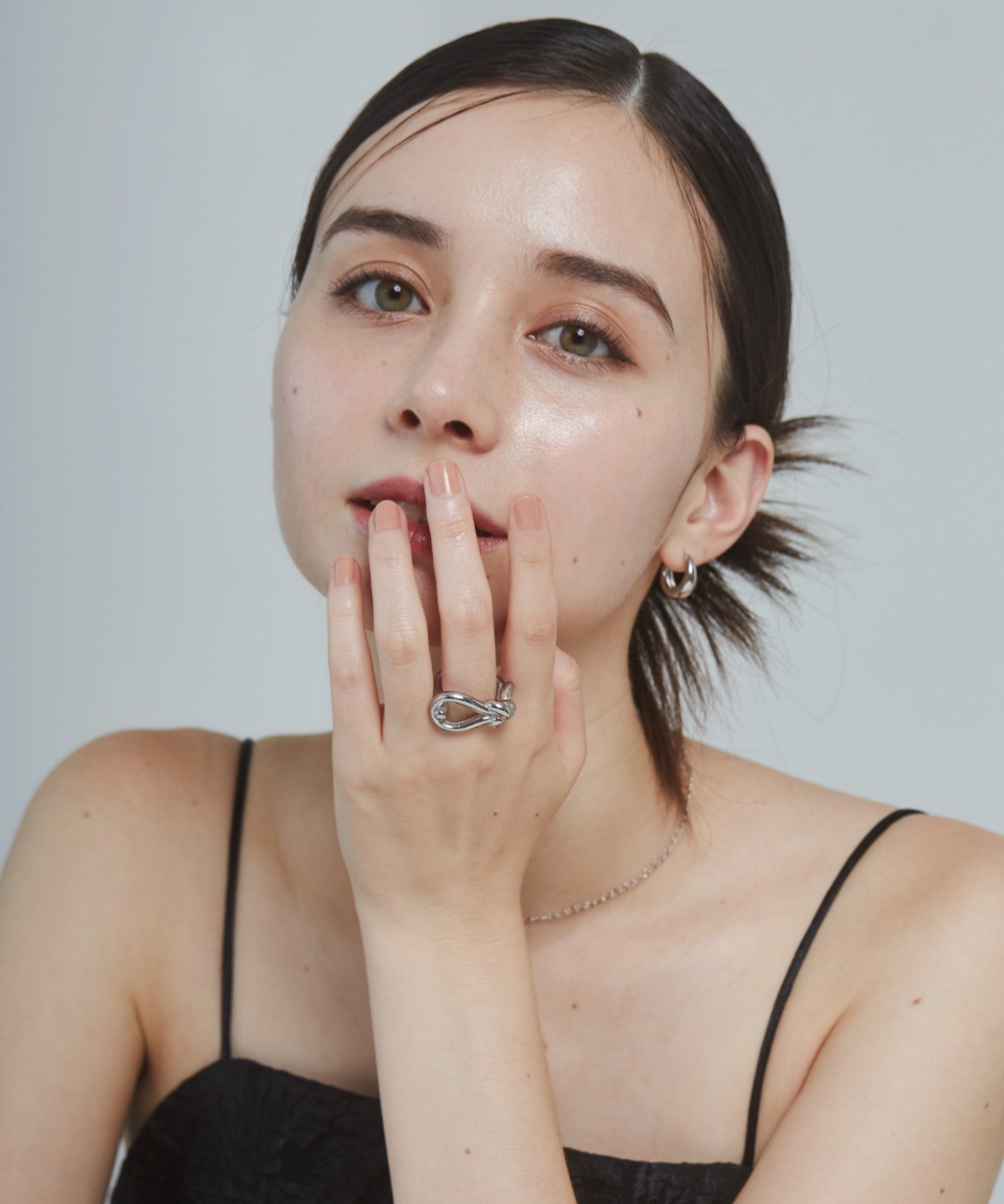 ciite' シーテ リング 【 金属アレルギー対応 】 ノットニュアンス リング サージカルステンレス