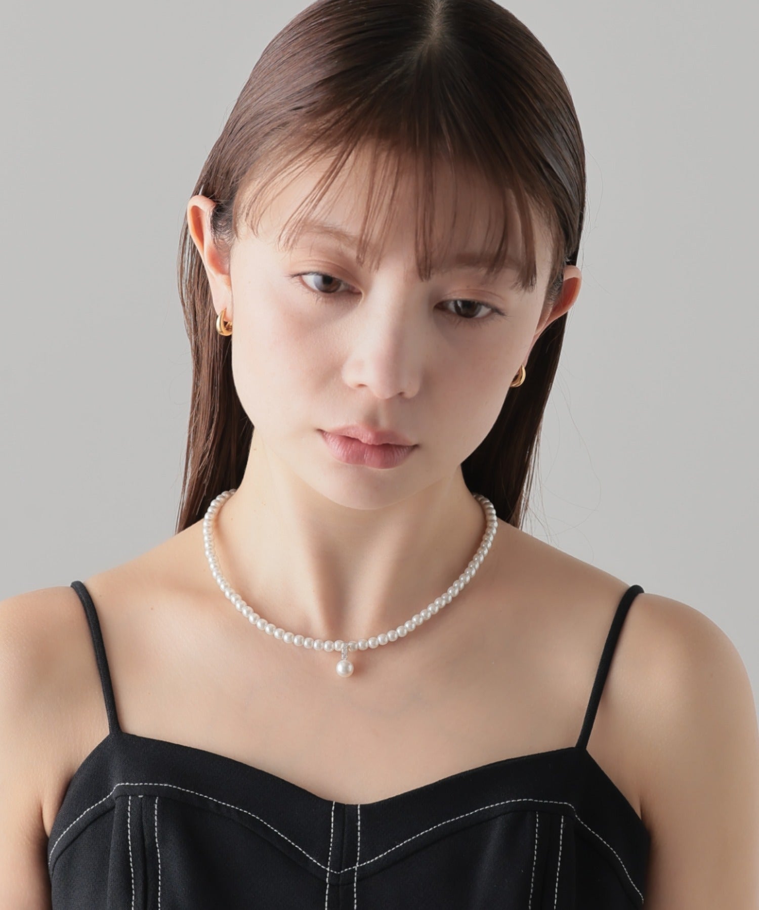 ciite' シーテ ネックレス パールビジュー ネックレス
