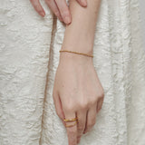 ciite' シーテ ブレスレット 【 金属アレルギー対応 】グリッターチェーンブレスレット サージカルステンレス