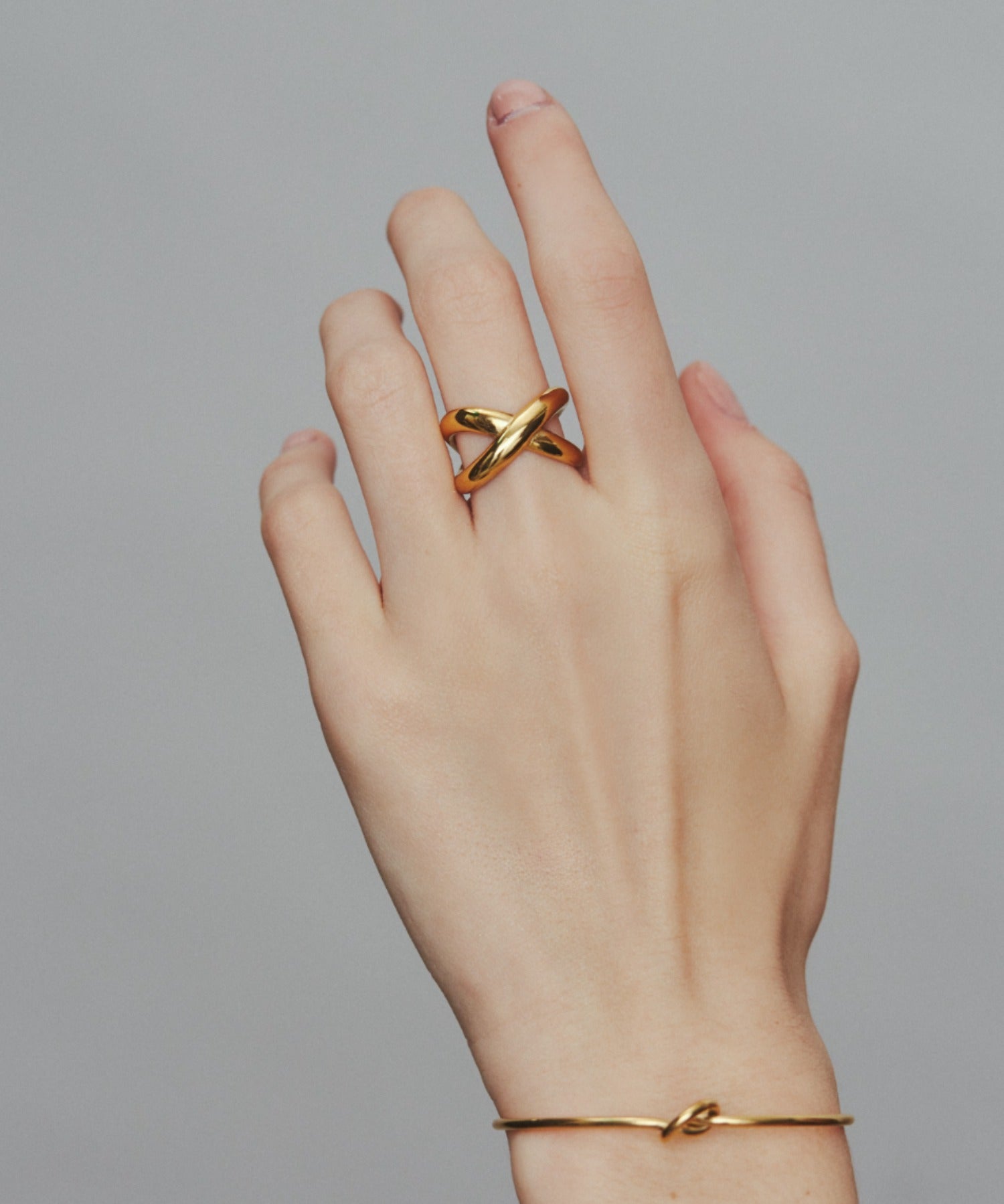 ciite' シーテ リング 【 金属アレルギー対応 】 ビッグクロスリング サージカルステンレス