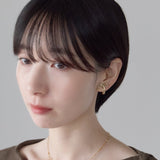 ciite' シーテ イヤリング シリコン付 リボンデザイン イヤリング