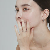 ciite' シーテ リング 【 金属アレルギー対応 】クロスデザインリング サージカルステンレス