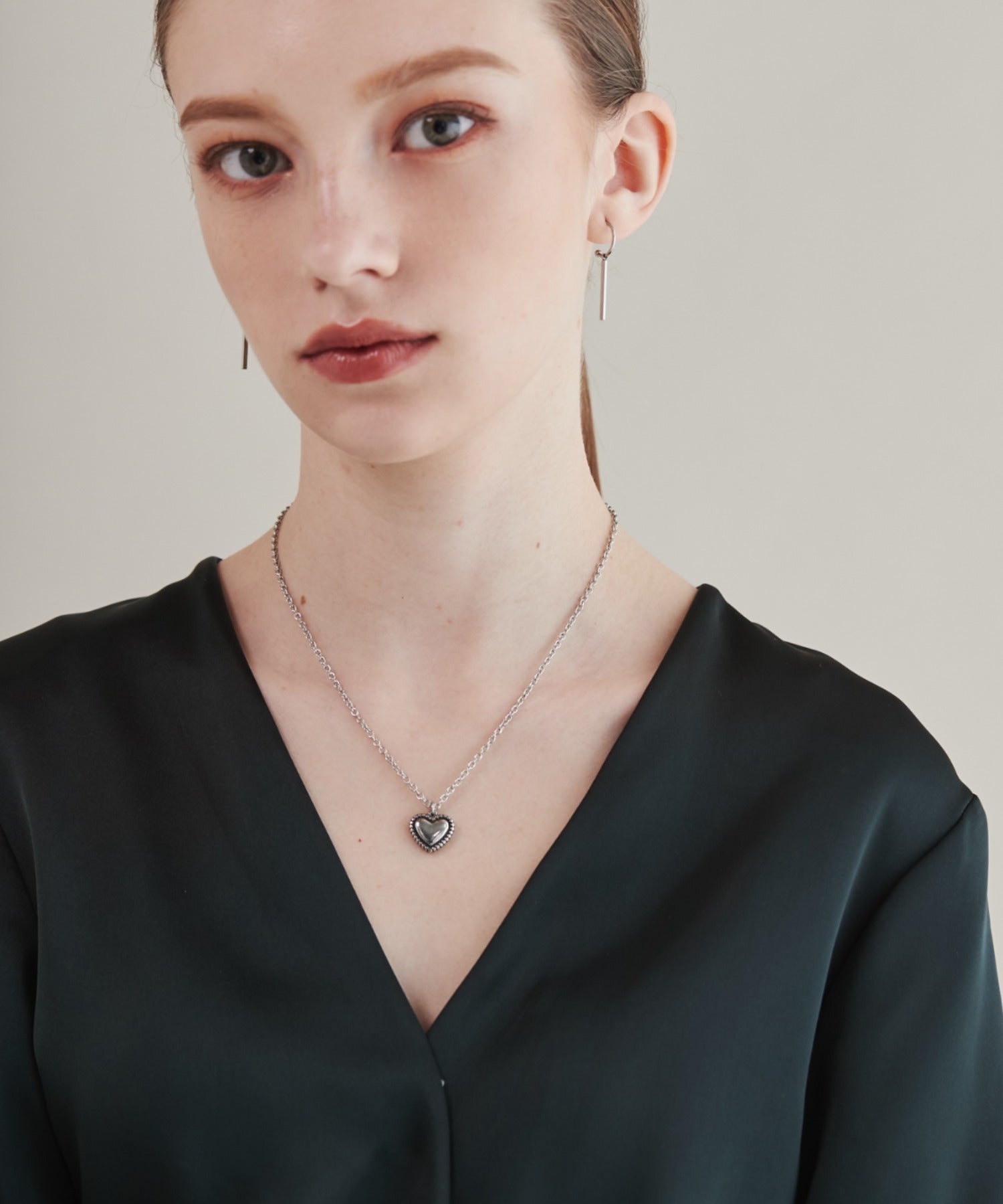 ciite' シーテ ネックレス 【 金属アレルギー対応 】 ハートネックレス サージカルステンレス