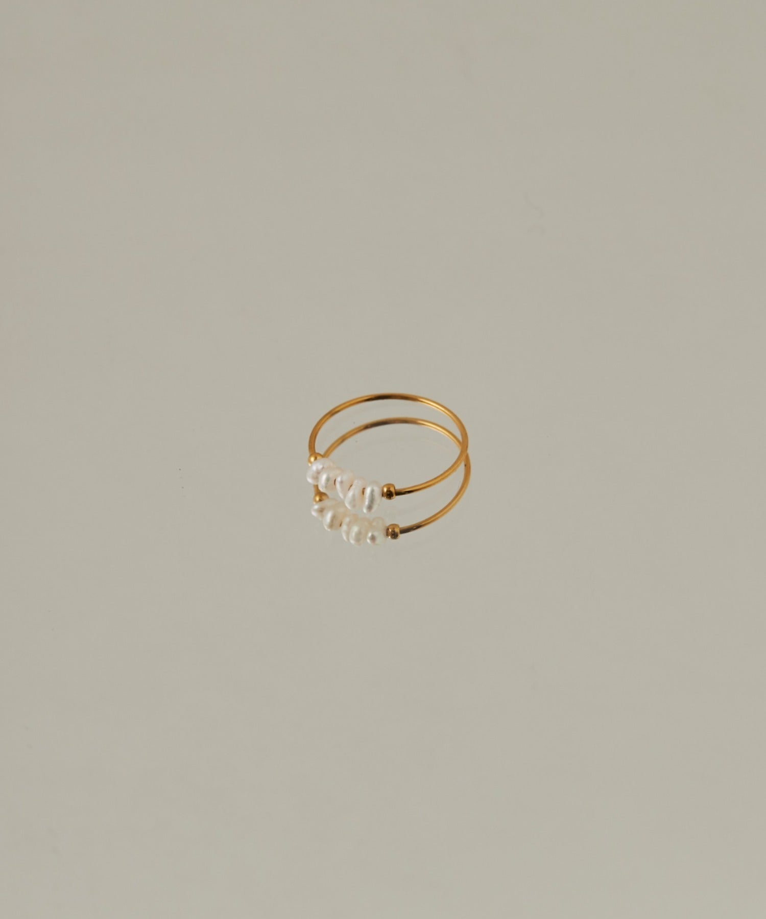 ciite' シーテ リング 【 金属アレルギー対応 】 淡水パールリング サージカルステンレス