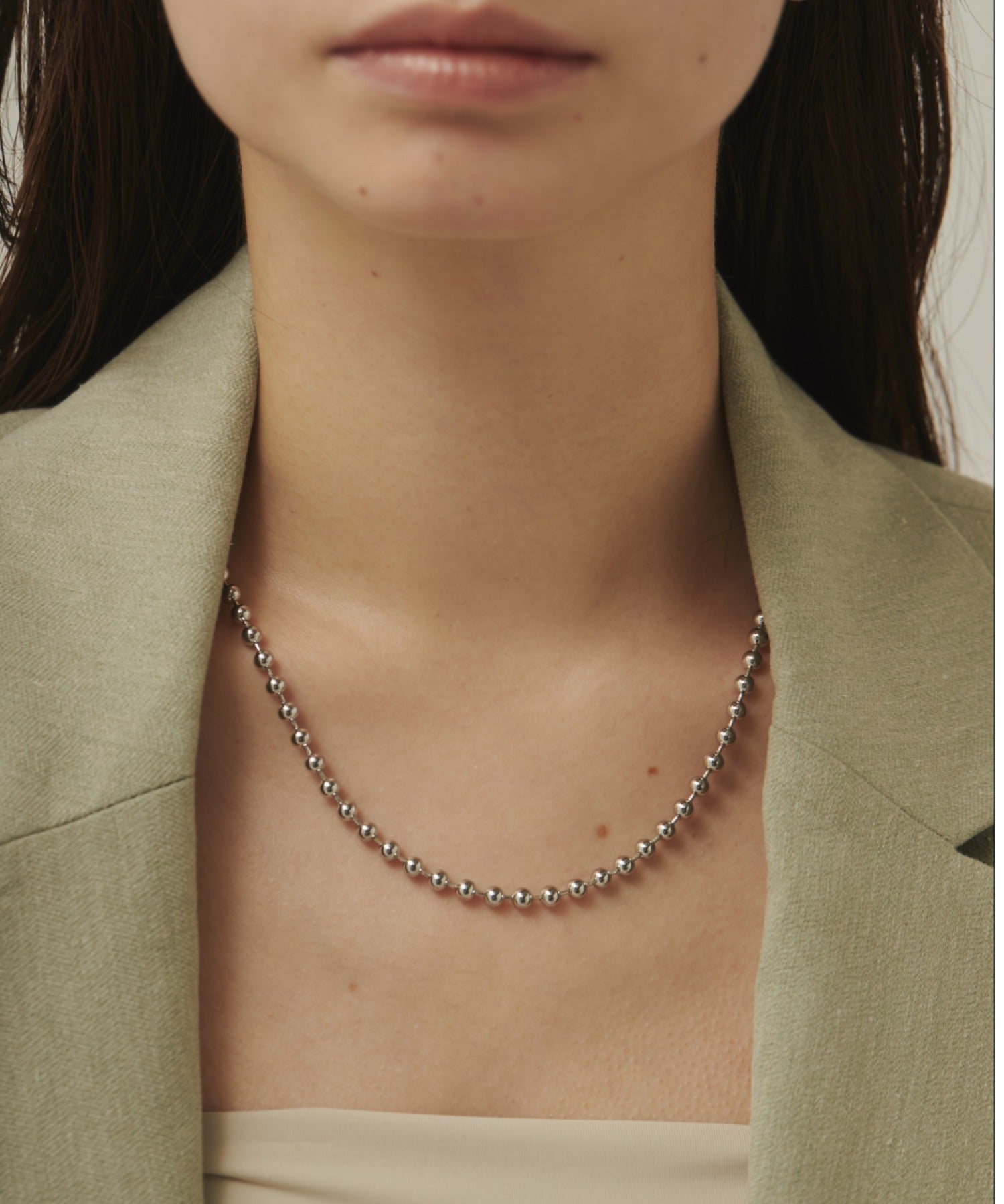 ciite' シーテ ネックレス メタルボールチェーン ネックレス