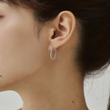 ciite' シーテ ピアス（両耳用） 【 金属アレルギー対応 】ボールモチーフ オーバルフープピアス サージカルステンレス（両耳用）