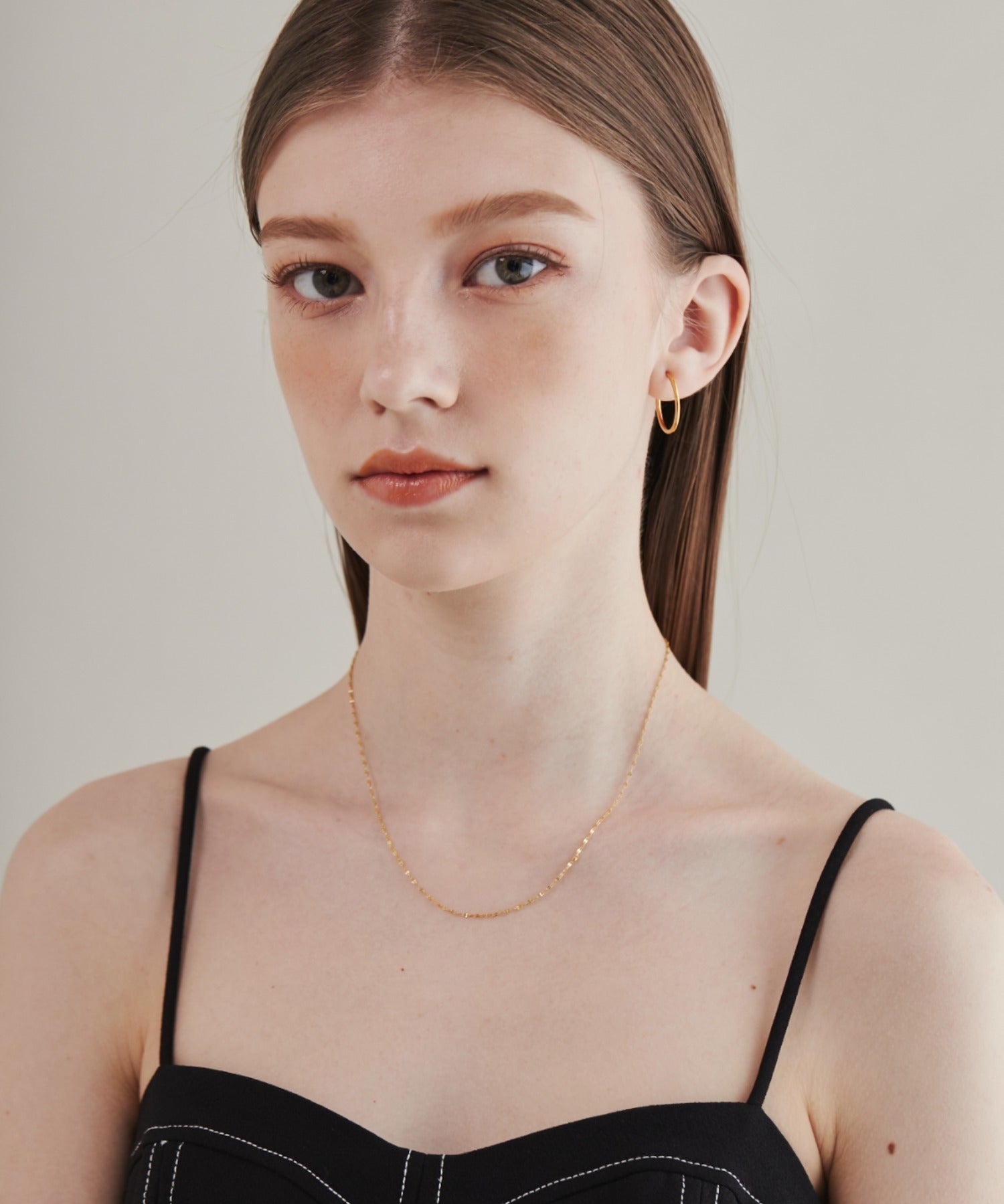 ciite' シーテ ネックレス 【 金属アレルギー対応 】 グリッターチェーンネックレス サージカルステンレス