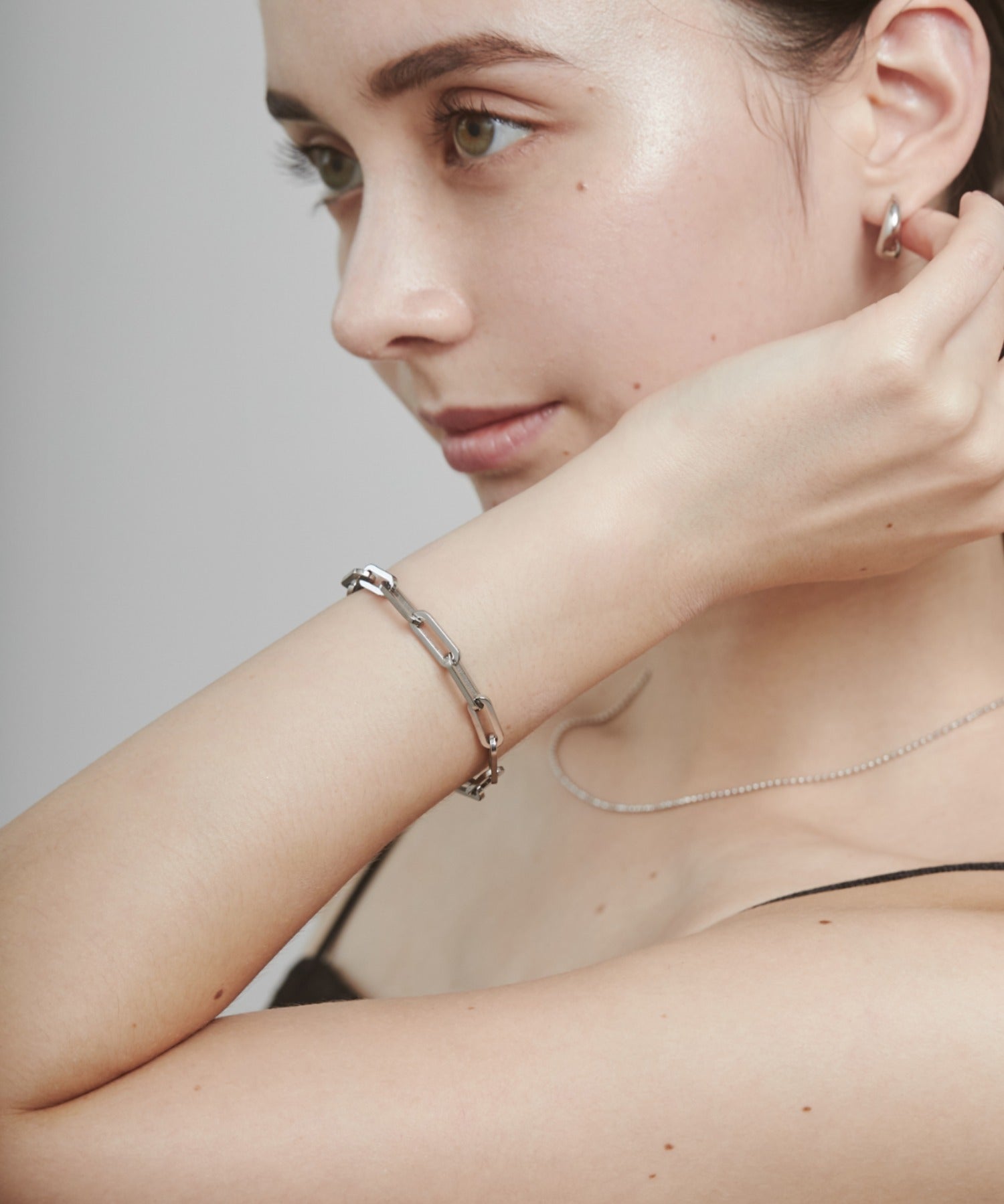 ciite' シーテ ブレスレット 【 金属アレルギー対応 】 シンプルチェーンブレスレット サージカルステンレス