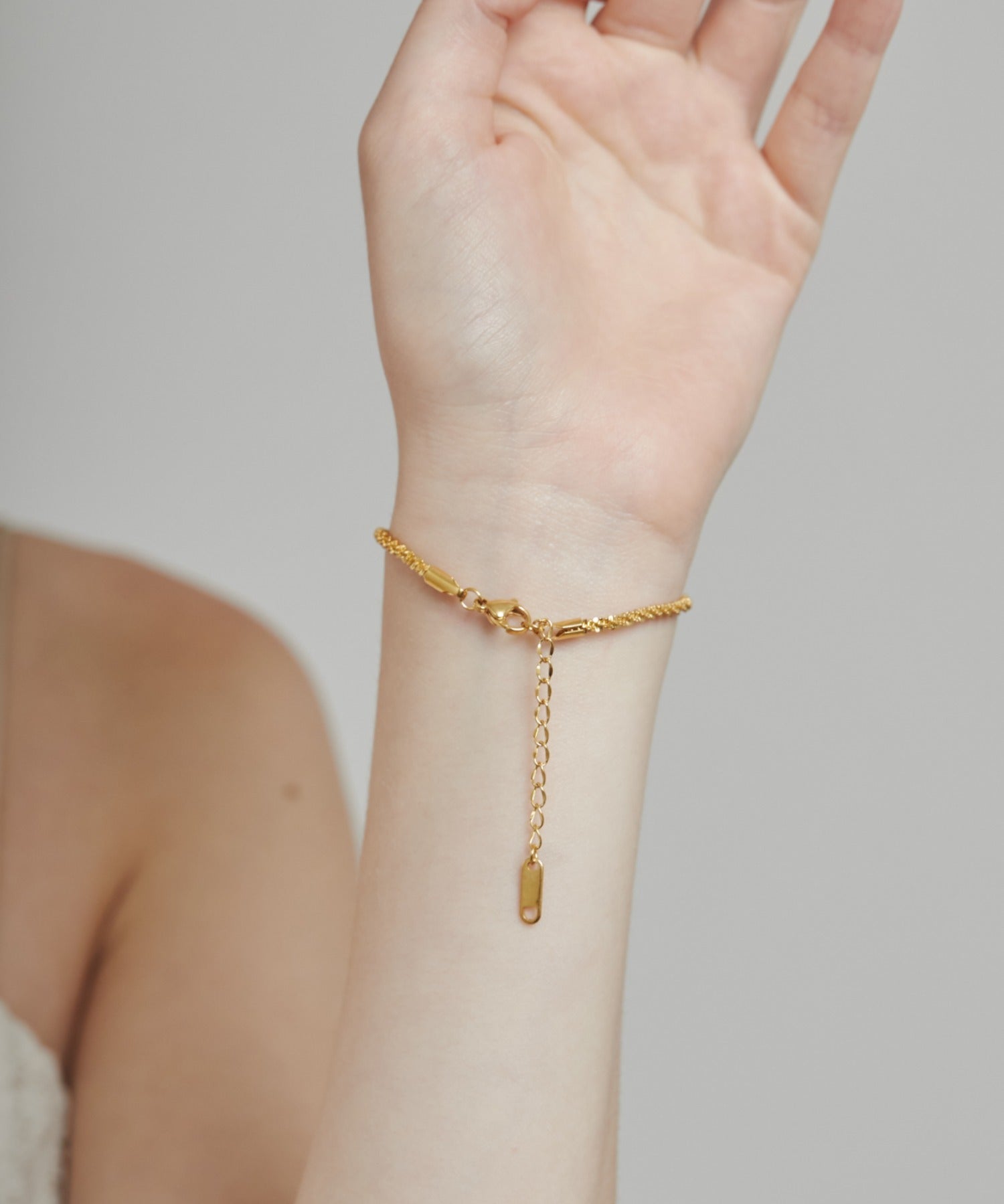 ciite' シーテ ブレスレット 【 金属アレルギー対応 】 グリッターチェーンブレスレット サージカルステンレス