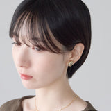 ciite' シーテ イヤリング シリコン付 メタルデザイン イヤリング