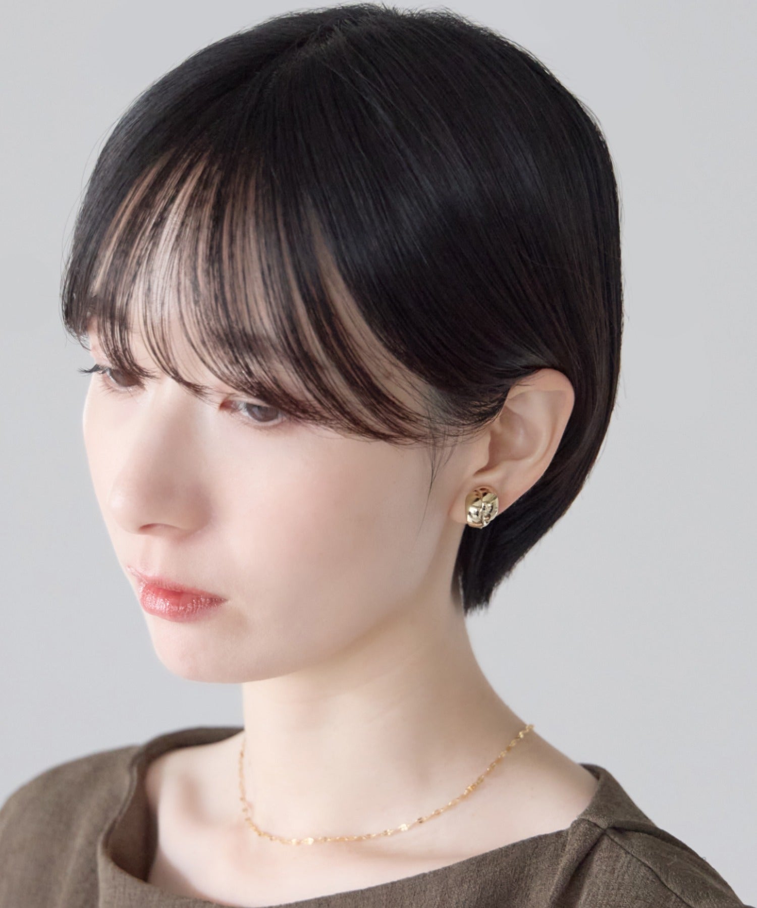 ciite' シーテ イヤリング シリコン付 メタルデザイン イヤリング
