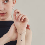 ciite' シーテ ブレスレット 【 金属アレルギー対応 】 シンプルリボン ブレスレット サージカルステンレス