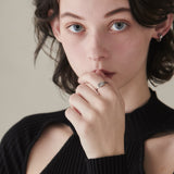 ciite' シーテ リング 【 金属アレルギー対応 】 ホースシュービジュー リング サージカルステンレス