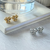 ciite' シーテ ピアス（両耳用） 【 金属アレルギー対応 】ミニビジューバタフライピアス サージカルステンレス（両耳用）