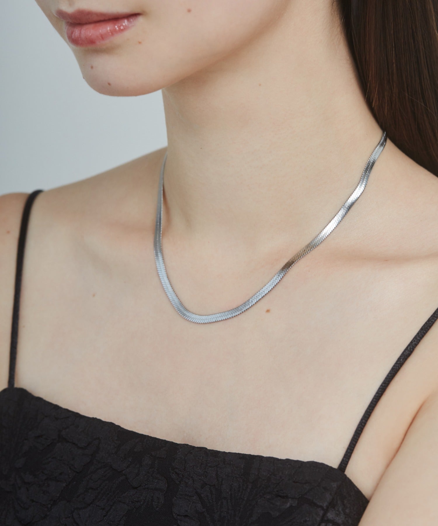 ciite' シーテ ネックレス 【 金属アレルギー対応 】 4mm スネークチェーンネックレス サージカルステンレス