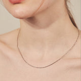 ciite' シーテ ネックレス 【 金属アレルギー対応 】 ツイストチェーンネックレス サージカルステンレス