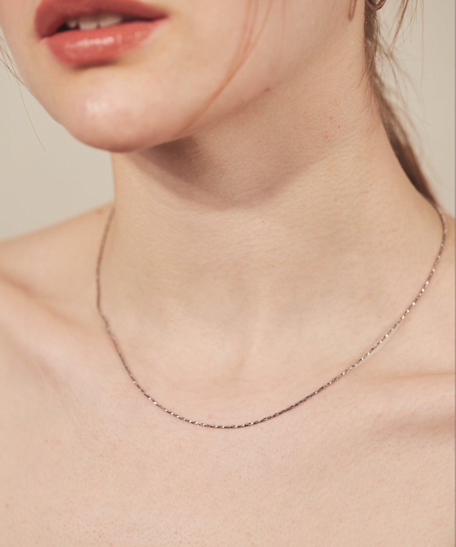 ciite' シーテ ネックレス 【 金属アレルギー対応 】 ツイストチェーンネックレス サージカルステンレス