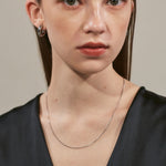 ciite' シーテ ネックレス 【 金属アレルギー対応 】 華奢セミロング シンプルネックレス サージカルステンレス