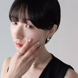 ciite' シーテ イヤリング シリコン付 デザインビジュー パール イヤリング