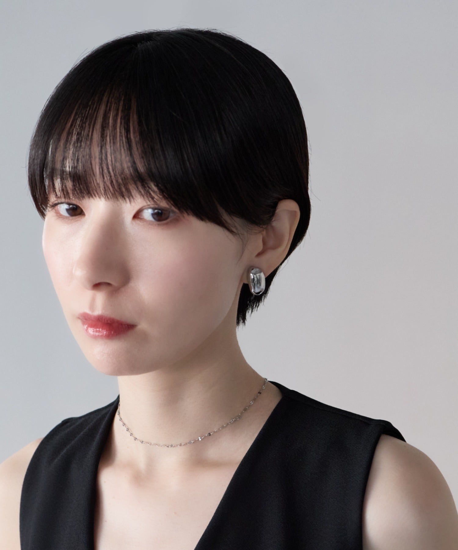 ciite' シーテ イヤリング シリコン付 メタルデザイン イヤリング