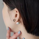 ciite' シーテ ピアス（両耳用） ビジューパールピアス