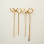 ciite' シーテ ピアス（両耳用） 【 金属アレルギー対応 】リボンピアス サージカルステンレス (両耳用)