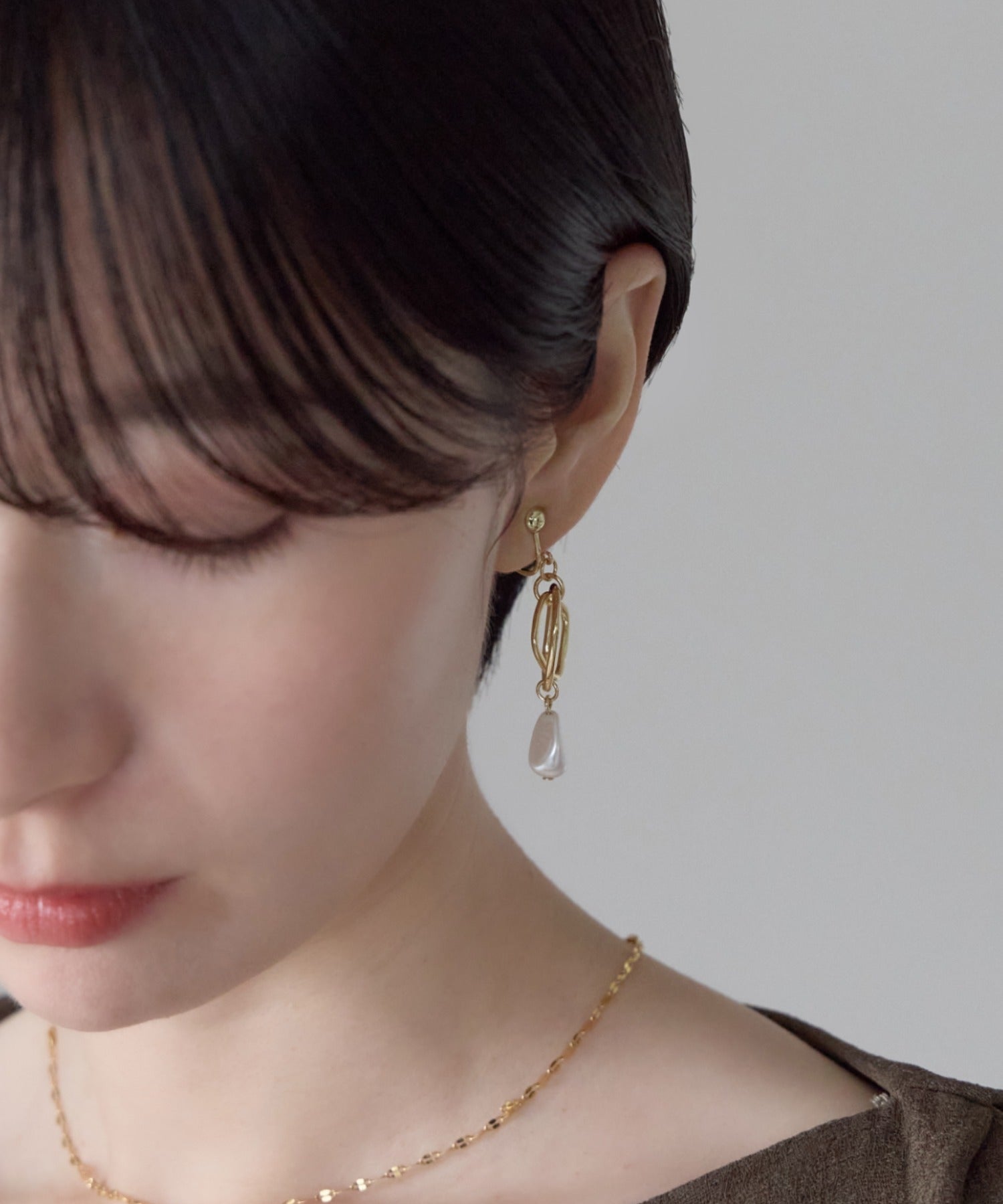 ciite' シーテ イヤリング シリコン付 デザインパール イヤリング