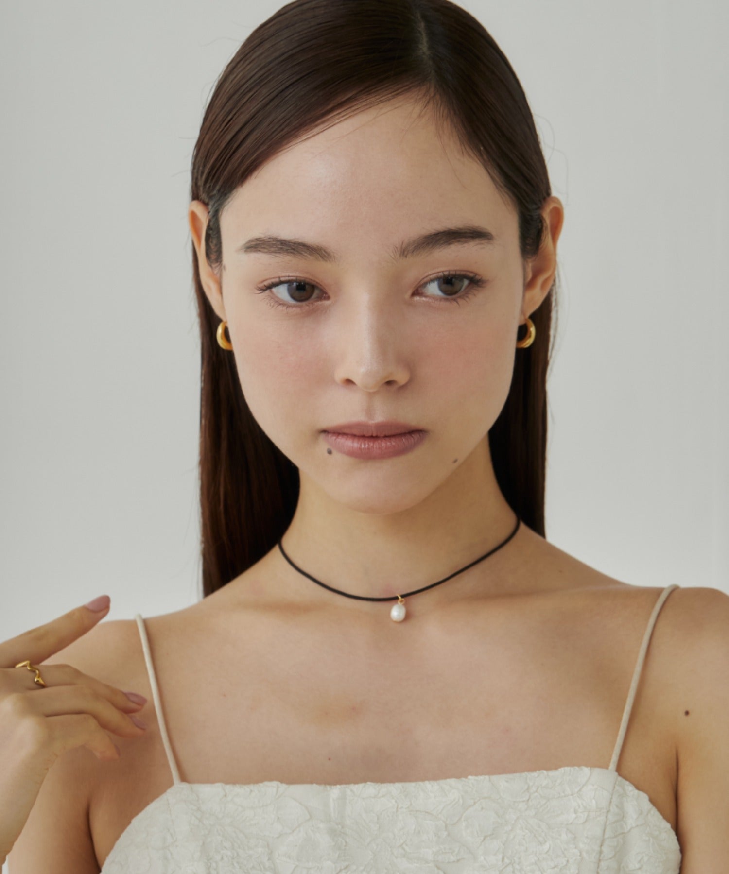 ciite' シーテ チョーカー パール コードチョーカー / ネックレス