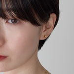 ciite' シーテ ピアス（両耳用） 【金属アレルギー対応】シンプルスクエア ピアス