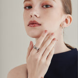 ciite' シーテ リング 【 金属アレルギー対応 】 クロスリング サージカルステンレス