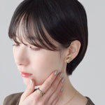 ciite' シーテ イヤリング シリコン付 メタルデザイン イヤリング
