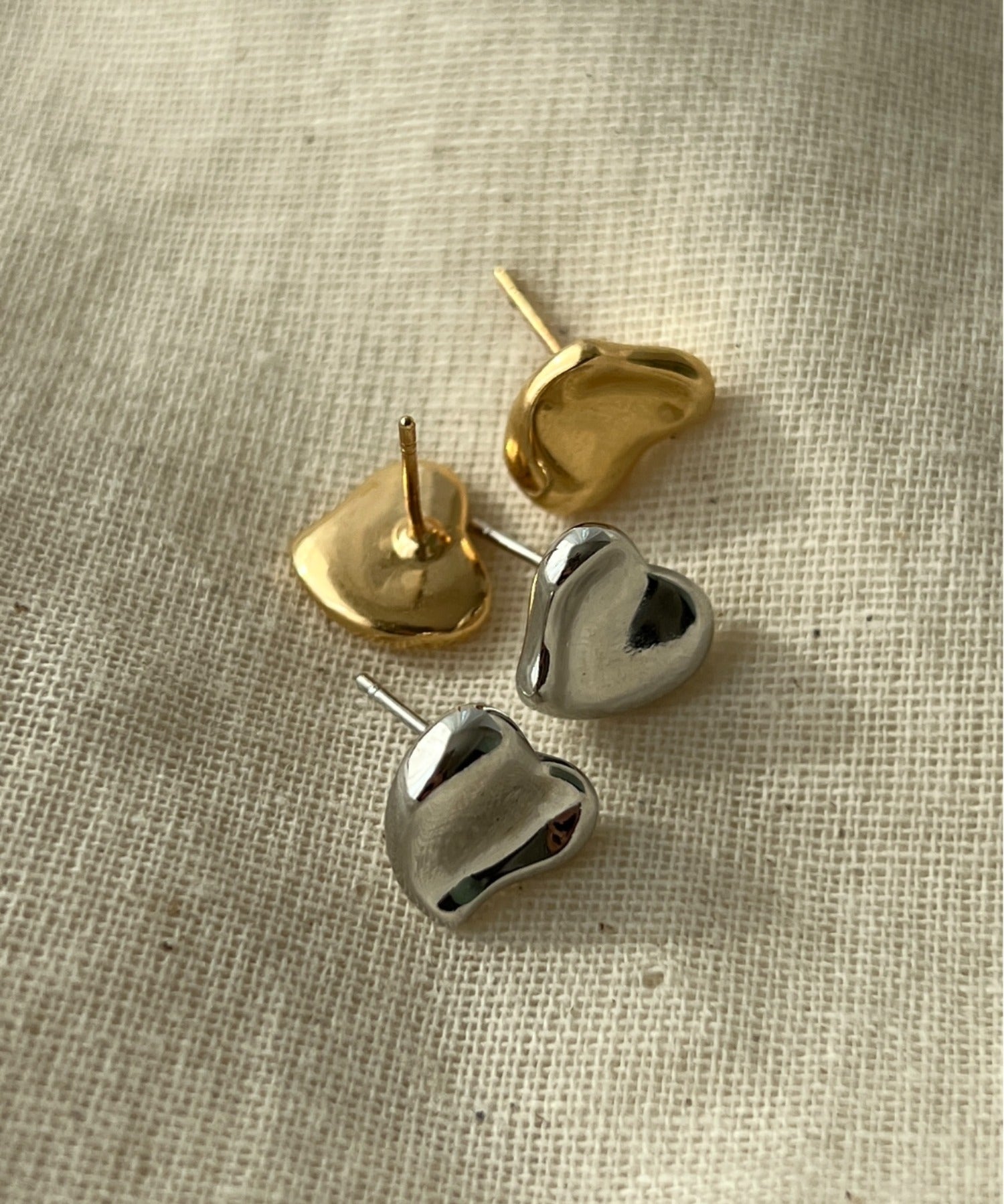 ciite' シーテ ピアス（両耳用） ニュアンスハートピアス (両耳用)