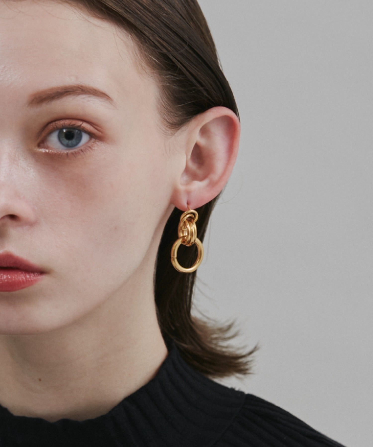 ciite' シーテ ピアス（両耳用） 【 金属アレルギー対応 】 モチーフサークルピアス サージカルステンレス (両耳用)