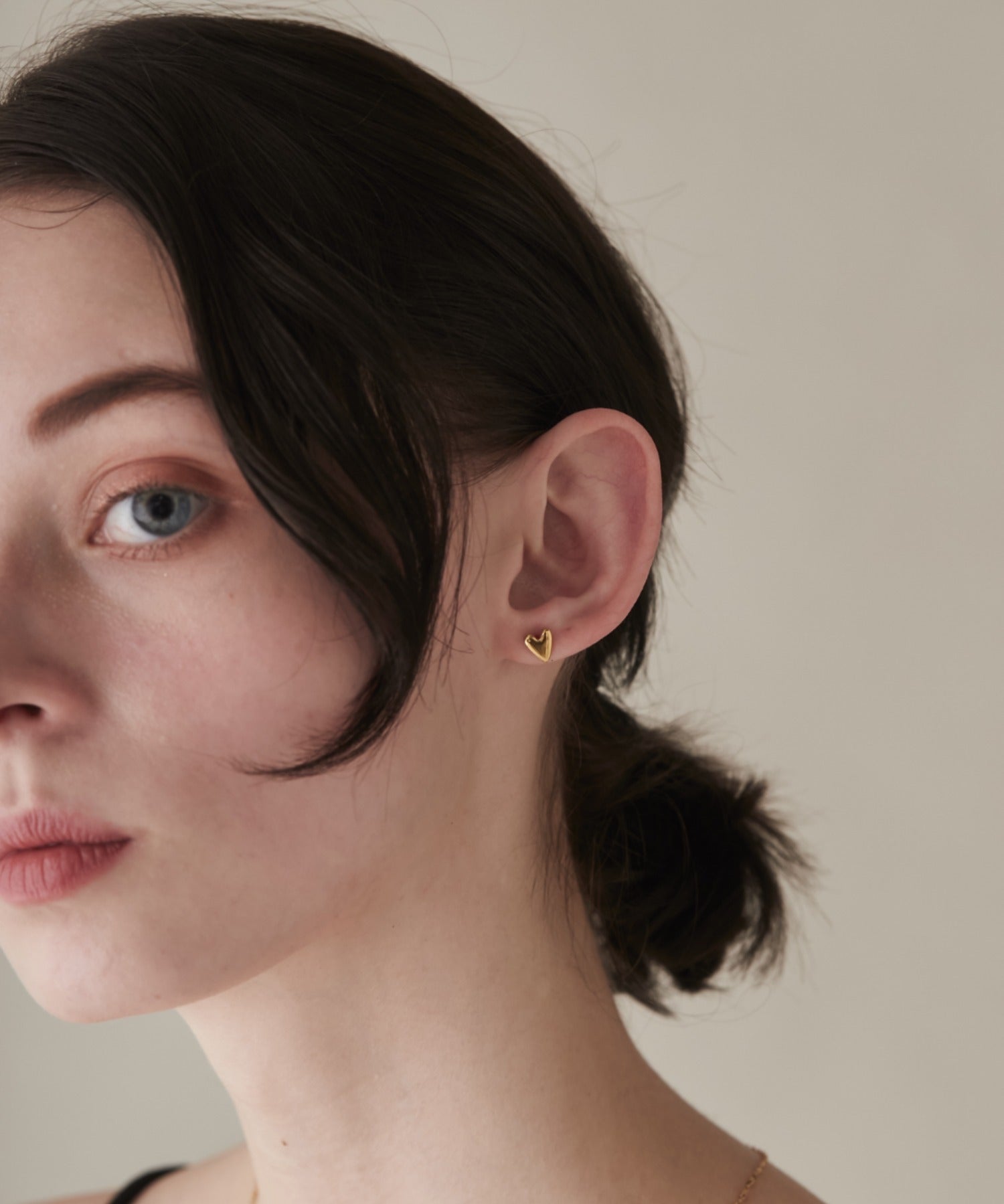 ciite' シーテ ピアス（両耳用） 【 金属アレルギー対応 】 ミニハートピアス サージカルステンレス (両耳用)