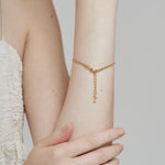 ciite' シーテ ブレスレット 【 金属アレルギー対応 】グリッターチェーンブレスレット サージカルステンレス