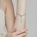 ciite' シーテ ブレスレット 【 金属アレルギー対応 】グリッターチェーンブレスレット サージカルステンレス